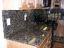 Baltic Brown - Full Height Granite Backsplash